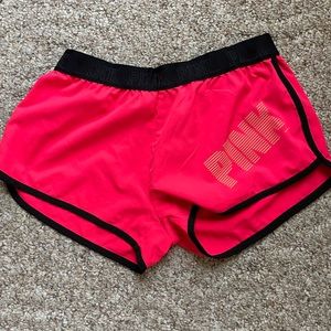 Pink athletic shorts